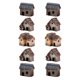thumbnail image 3 of 10pcs Mini House Ornament Resin House Mini Home Micro Landscape Random Style, 3 of 4