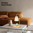 thumbnail image 6 of TOPCHANCES Candle Warmer Lamp with 2 Bulbs & Timing Function For Jar Candles Vintage Electric Candle Melter Top Melting for Scented Wax (Champagne, with Timer), 6 of 11
