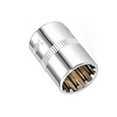thumbnail image 2 of 12 Point Mirror Short Socket Head 3/8inch Drive for Torx Bit Ratchet Wrench Adapter 14mm, 2 of 9