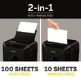 thumbnail image 3 of Fellowes® AutoMax 100MA 100-Sheet Auto Feed Micro-Cut Shredder, Black, 4704001, 3 of 9
