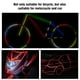 thumbnail image 4 of 2 rollos de pegatinas reflectantes para bicicleta, cinta adhesiva de seguridad para ruedas (roja), 4 of 10