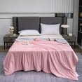 thumbnail image 3 of Cooling Blanket Queen,Hwkond Ice Cream Cool Feeling Silk Summer Quilt Solid Colour Summer Quilt Machine Washable A Conditioning Quilt Single Double Summer Thin Quilt Home Gift,Pink,200x150cm, 3 of 7