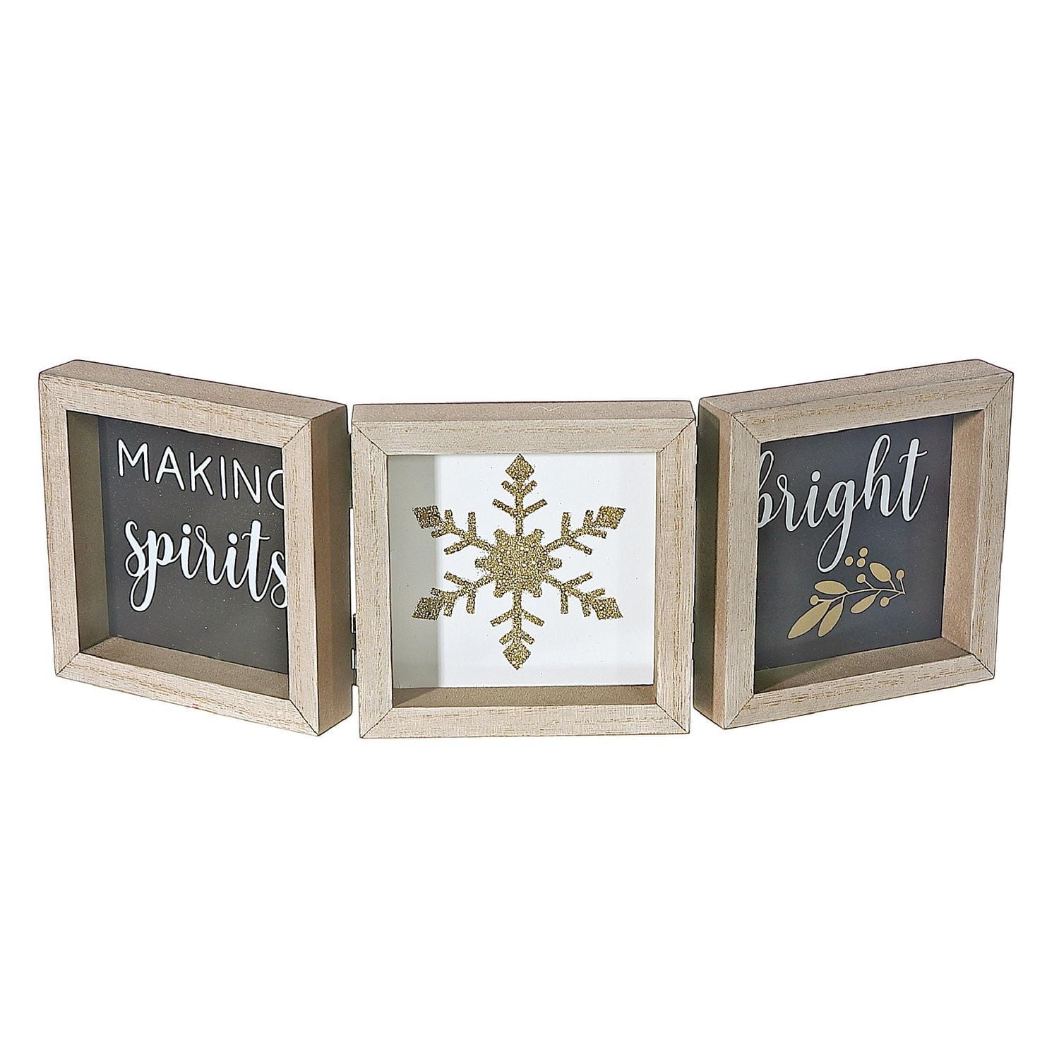 Christmas Black Snowflake Making Spirits Bright