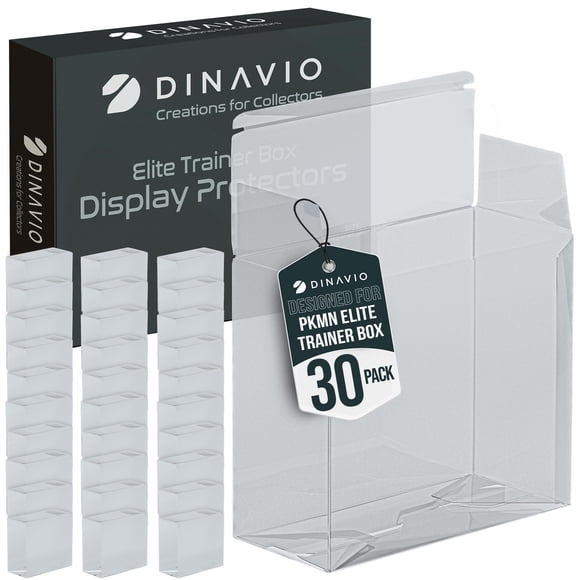 Estuche protector de plástico PET Dinavio Crafthouse, paquete de 30
