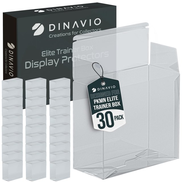 Estuche protector de plástico PET Dinavio Crafthouse, paquete de 30