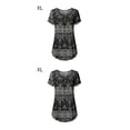 thumbnail image 3 of Minnieouse Camisetas casuales de cuello de verano para mujer sueltas únicas Type8 NO8, 3 of 6