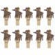 thumbnail image 1 of Matsuzay 10 Uds. De Clips de para Navidad, adornos navideños DIY, decoración de fiesta de año nuevo, Clip de pared de fotos, decoraciones para Kits de decoración para fiestas Alce Matsuzay HA001767-03, 1 of 6