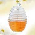 thumbnail image 4 of WHAMVOX Transparent Acrylic Honey Jar with Dipper for Storing Honey and Syrup Ideal for Pancakes and Beverages, 4 of 8