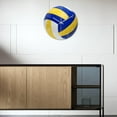thumbnail image 3 of Reloj de pared con deportiva forma forma forma , colgante silencioso de , con pis, dormitorio, sa de , decoración de oficina Vóleibol perfecl reloj de pared, 3 of 7