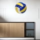 thumbnail image 4 of Reloj de pared moderno de 30 cm (12 pulgadas) con forma de balón deportivo redondo. No hace tictac. Funciona con pilas. Vóleibol, 4 of 8