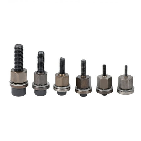 

Wsidrnty 6Pcs Hand Rivet Nut Head Nuts Simple Installation Manual Riveter Rivnut Tool Accessory for Nuts M3 M4 M5 M6 M8 M10