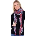 thumbnail image 2 of Plaid Blanket Scarf Winter Warm Scarfs for Women, Lightweight Soft Oversized Shawl Wraps (White Gray Berry Plaid), 2 of 4