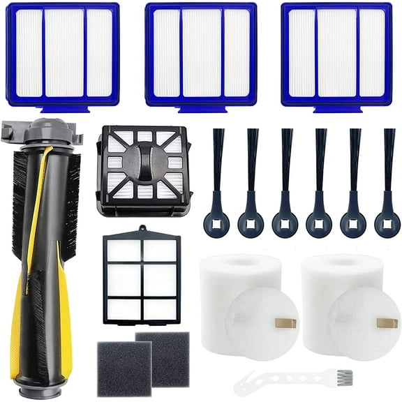 Replacement Parts for Shark IQ RV1001AE, Shark AV911S EZ, AV1010AE RV1000 RV1001 AV970 AV993 AV1002AE UR1000SR UR1005AE Robot Vacuum Cleaner Accessories Kit,Main Brush,Filters,Side Brushes,Pre Filter
