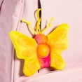thumbnail image 2 of Fun Express Stuffed Butterfly Lotsa Pops Popping Toy Backpack Clip Keychains - 12 Pc, 2 of 2