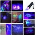 thumbnail image 5 of 6 Pcs UV Blacklight, Mini Flashlights Bulk, Bright Aluminum Handheld Flash Lights with Lanyard, Small 9 LED Flashlights for Light Outdoors Etc (Silver), 5 of 7