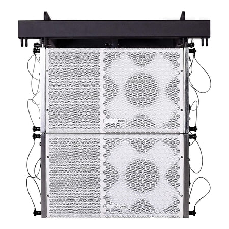Sound Town ZETHUS Series 1200W Line Array Speaker System with Two 10-inch Passive Line Array Speakers  White for Installation  Live Sound  Bar  Club  Church price history on PriceWatchPro