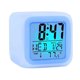 thumbnail image 1 of Injueey Reloj despertador colorido, regalos creativos, 2 formatos de hora, 7 colores, función de luz nocturna, LED luminoso Electrodomésticos, 1 of 5