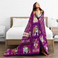 thumbnail image 5 of Bulldog Blanket Cute Dog Plush Throw Blanket Super Soft Cozy Warm Fleece Dog Bedding Blanket Gifts for Kids Girls Boys Women 60"X80", 5 of 6