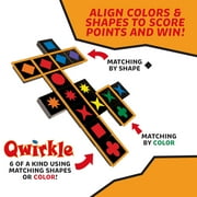 MindWare Qwirkle Deluxe Collector’s Edition Game, 108 Acrylic Tiles, 4 Tile Racks, Nylon bag, Score Card, Pencil & Rules, 2 to 4 Players
