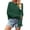 Green, variant on Aueoeo Oversized Sweaters for Women, Women's Fashion Loose Knit Sweater Solid Color Fall Long Sleeve Crewneck Sweaters Pullover Tops