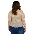 thumbnail image 3 of Blusa smock Tallas Extras, 12120 (Blanco floreado) blanco 40 Zenobia BL-ZEN-12120-BLANCO, 3 of 6