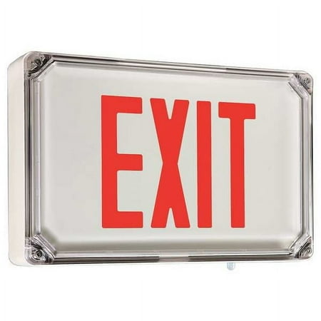 Dual-Lite Ext Sgn,Alum,Wht,14 45/64in,1.8W SEWLSRW