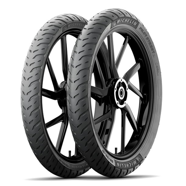 Llantas De Moto Michelin Pilot Street 2 100/90-18 62s + 90/90-18 57s Uso Sin Cámara