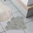 thumbnail image 4 of Alfombrilla de ducha para fregar pies, alfombrilla antideslizante, diseño montado en la pared, espalda y pies Gris, 4 of 6