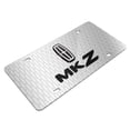 thumbnail image 3 of Lincoln MKZ 3D Logo on Front Grill pattern 12"x6" Brushed Aluminum License Plate, 3 of 6