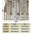 thumbnail image 4 of Yibo Dad Gift Blanket Flannel Soft and Comfortable Anti-static Bed Sofa Blanket, 4 of 6