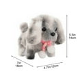 thumbnail image 2 of Electronic Pet Dog Under 5 ! Yannianjz Interactive Plush Toy Dog with Walking Simulation & Sound, Soft Safe Material forKids,Children's Companion for Indoor Outdoor Play, Animated Pet Toy, 2 of 4