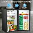 thumbnail image 5 of WAA 3.2 Cu.ft Compact Mini Fridge with Freezer - Reversible Single Door,Adjustable Thermostat,Low Noise,Energy Efficient,Suitable for Office/Dorm/Bedroom/Apartment, 5 of 8