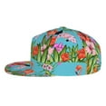 thumbnail image 4 of Uemuo Tropical Jungle Flamingo Pattern Women's Baseball Cap,Straight Brim Hat,Golf Dad Hat,Travel Hat,Sun Protection Cap,Everyday Accessory, 4 of 9