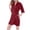 Wine, variant on Purcolt Women's Short Kimono Robe Summer Bridesmaid Bride Party Robes Nightgowns Soft Sleepwear Spa Loungewear with Pockets