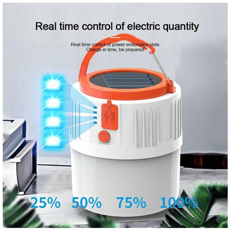 Teblint LED Camping Lantern Rechargeable, Solar, 600 Lumens photo 5