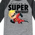 thumbnail image 3 of The Incredibles - Having A Super Birthday Dash - Toddler & Youth Raglan Graphic T-Shirt, 3 of 4