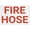 Warning Sign 4, variant on Fire Hose Red Retro Vintage Sign 8"x12" - Wall Decor Plaque for Home Bar Pub Kitchen Restaurant, Fire Hose Sign