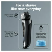 Braun Series 8 8457CC Electric Shaver for Men with Beard Trimmer, Cleaning & Charging Center, Sliver