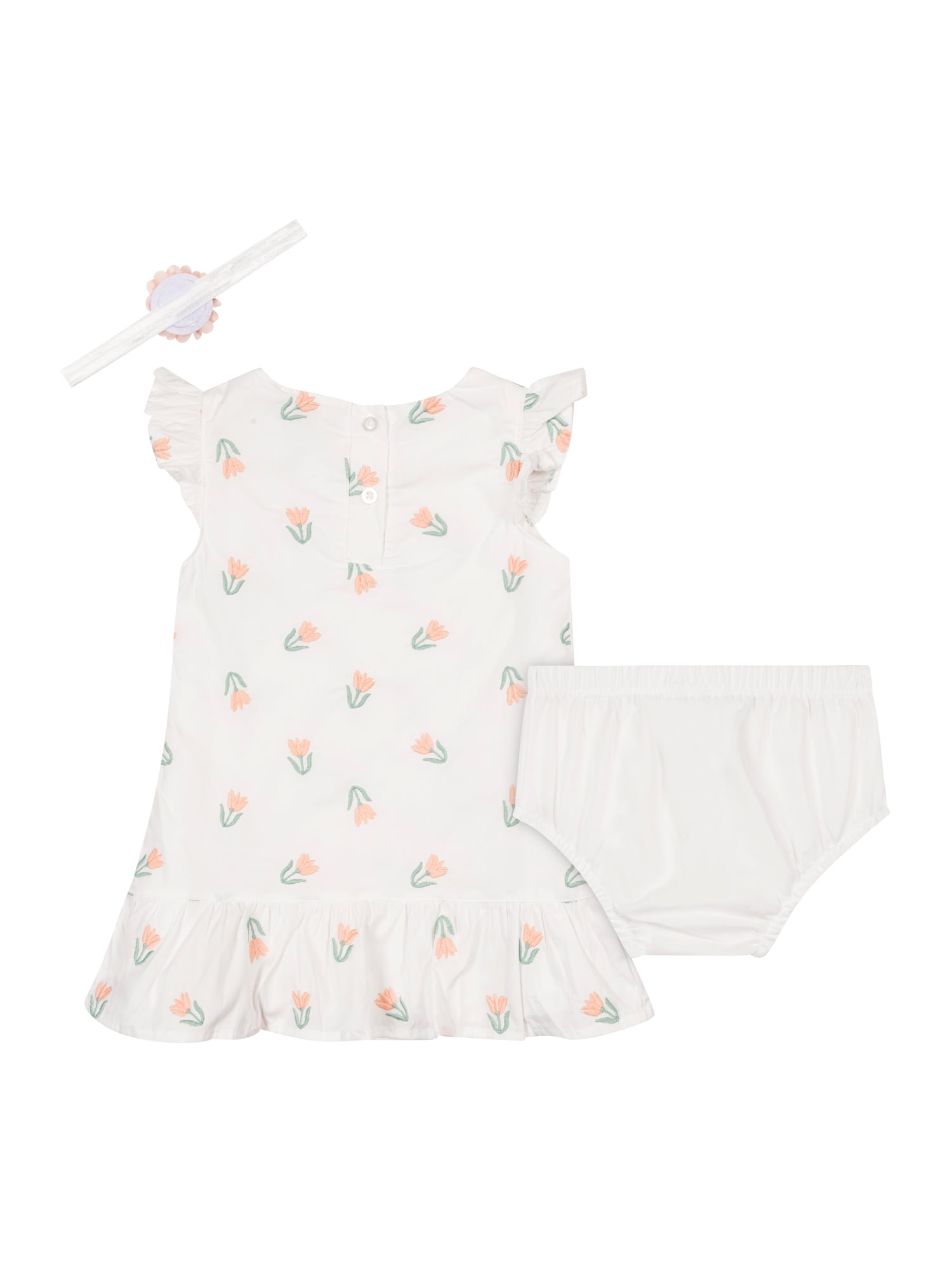 Nicole Miller Infant Girls' Dress and Bloomer, 2-Piece Set, Sizes 12M-24M