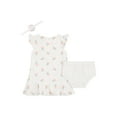thumbnail image 3 of Nicole Miller Infant Girls' Dress and Bloomer, 2-Piece Set, Sizes 12M-24M, 3 of 6