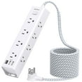 thumbnail image 1 of Protector contra sobretensiones, enchufe Addtam, 15 AC, 3 USB, 10 m, 1 of 8