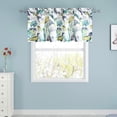 thumbnail image 6 of Country Window Valance for Bedroom, Colorful Leaf Print Kitchen Curtains Valances 18 Inch Length for Laundry Room, Rod Pocket, 1 Piece, 52 x 18, 6 of 6