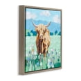 thumbnail image 2 of Stupell Industries Rustic Lodge Blue Sky Highland Brown Floating Frame Canvas Art, 18 x 18, by Kim Allen, 2 of 8