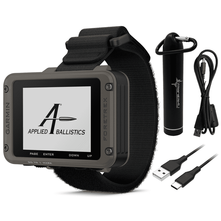Garmin Foretrex Wrist-mounted GPS Navigator Ballistic Edition with Wearable4U Power Bank Bundle - Walmart.com