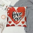 thumbnail image 2 of Valentines Day Pillow Covers , Red Love Heart Pillow Covers Decor for Home Couch Sofa, Valentine Pillows Decorative Throw Pillows Valentines Day Decorations of, 2 of 5