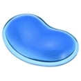 thumbnail image 1 of Reposamuñecas de gel Uxcell, soporte para mouse, almohadilla ergonómica, cojín de espuma viscoelástica, azul, 1 of 5