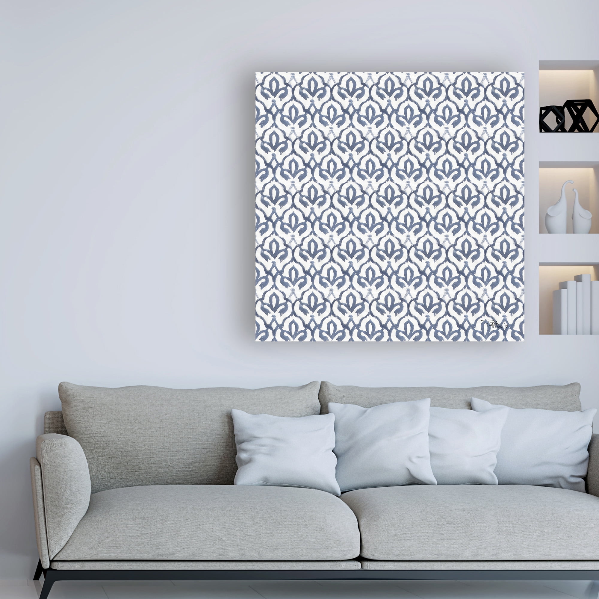 Trademark Fine Art 'Bazaar Patchwork Pattern VB' Canvas Art by Pela Studio