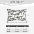 thumbnail image 4 of Lsque Palm Trees Zebra Pattern Pillow Case – Soft & Cozy Throw Pillow Cover, Hypoallergenic Cushion Case for Sleeping Women with Envelope Closure-16"x24", 4 of 6