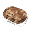 thumbnail image 3 of Bcylexb Bath Mats for Bathroom, 16"x 24" Soft Absorbent Diatomaceous Floor Mat Fake Wood Grain Rugs for Bedroom Kitchen Sink Shower, 3 of 6