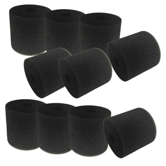 Qzbhct 10 Pcs Aquarium Bio Sponge Foam Filter Pads Compatible with Bio Master 250/350/600 Filtration Systems
